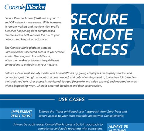 Secure Remote Access Datasheet Tdi