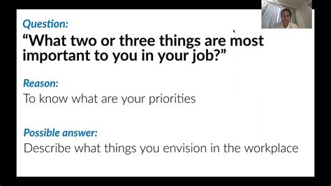 What Is Most Important To You In A Job G