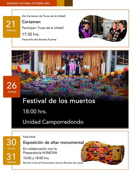 Disfruta Las Actividades Culturales Que Ofrece La UAdeC En El Mes De