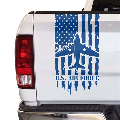 U S Air Force USAF Retired Veteran Distressed American USA US Flag