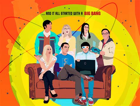 The Big Bang Theory Art Illustration By Bighero1 On Deviantart