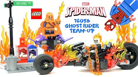 LEGO Spider Man Ghost Rider Team Up 76058 W Hobgoblin Speed Build