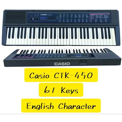 Casio CTK 450 61 Keys Shopee Philippines