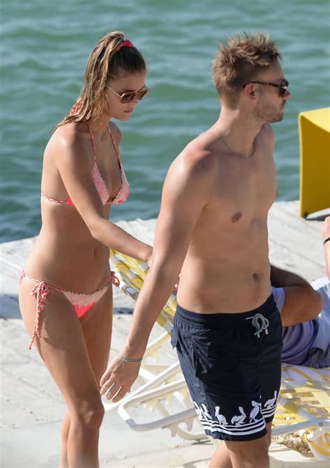 Nina Agdal Flaunts Her Bikini Body Poolside In Miami May Celebmafia