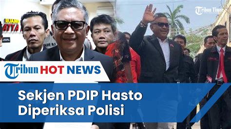 Hasto Sekjen PDIP Dilapor Ke Polisi Dituding Terlalu Vokal Soal