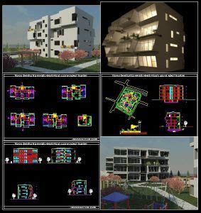 Social Housing Dwg Plan For Autocad Designs Cad