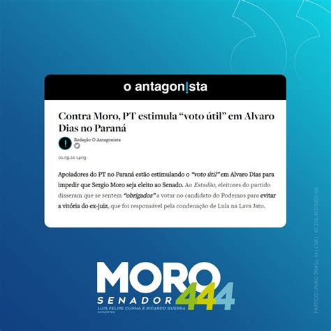 Sergio Moro On Twitter A Velha Pol Tica Realmente Surpreendente