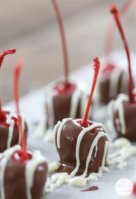 Chocolate Covered Spiked Cherries Inspired By Charm