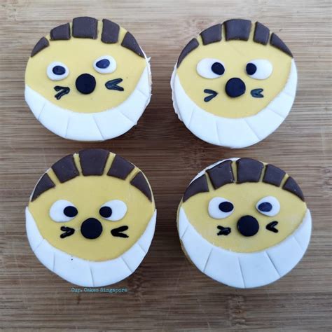 Yellow Cat Bus Japanese Anime Cupcakes Singapore Cupcakes Singapore