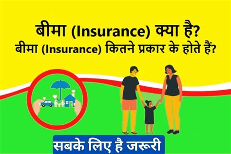 Insurance बीमा क्या होता है बीमा के प्रकार और महत्व