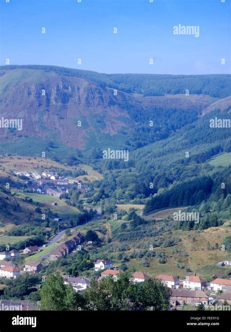 Blaencwm Village At Head Of Rhondda Fawr Valley South Wales Valleys