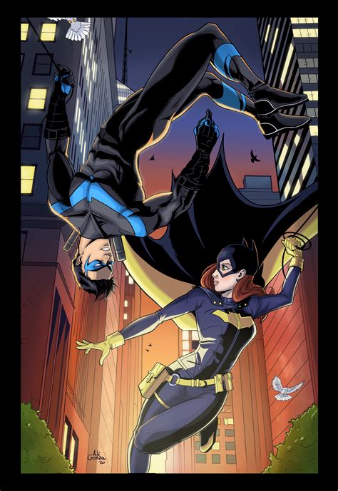 Batgirl And Nightwing Fan Art