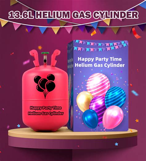 High Purity Best Price 13 6L Disposable Helium Gas Tank For Balloons