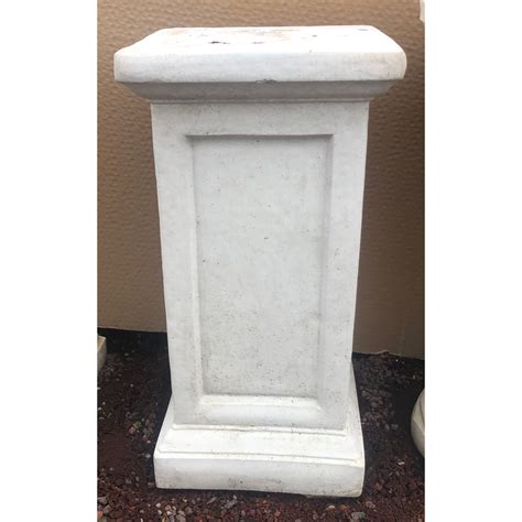 Square Pedestal Tall Concrete Plinth Stand 1810 Wantirna Garden