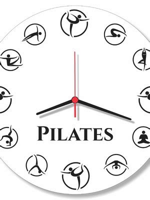 Relogio De Parede Academias Pilates Fitness Decorar Salas Compre