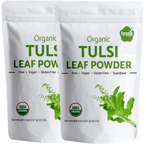 Buy Organic Tulsi Leaf Powder Promotes Well Being And Relaxation