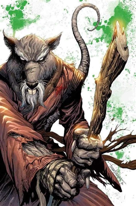 Splinter Artist Tyler Kirkham In Tmnt Artwork Teenage Mutant