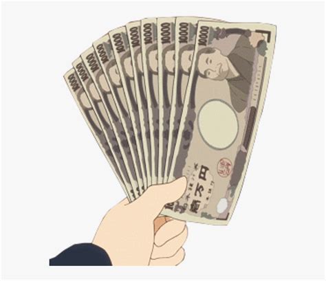 Cash Money Currency Anime Money Png Transparent Png Transparent