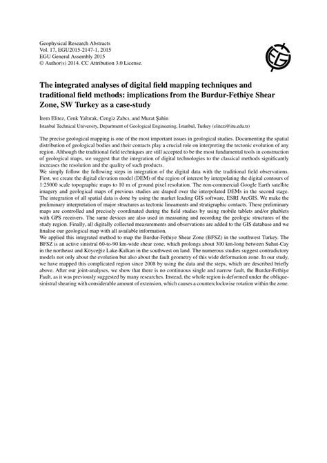 (PDF) The integrated analyses of digital field mapping techniques and traditional field methods ...