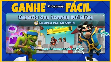 MELHOR DECK PARA O DESAFIO DAS TORRES INFINITAS Clash Royale YouTube