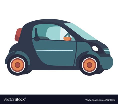 Blue car Royalty Free Vector Image - VectorStock