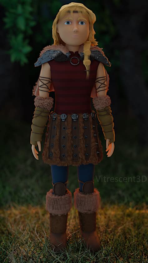 Astrid Recreation I Made In Blender Rhttyd