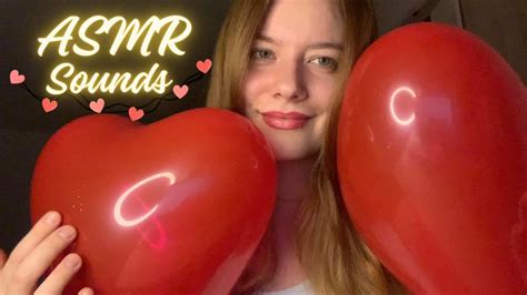 Asmr Balloons💗🎈tapping And Squeezing Sounds 🎈 Youtube