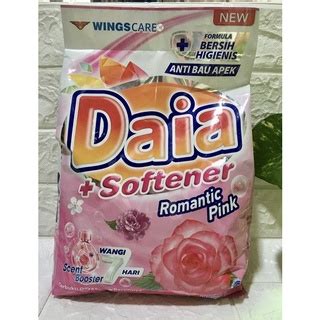 Jual Daia Deterjen Softener Romantic Pink Kg Daia Sabun Cuci Bubuk