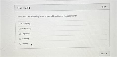 Solved Question 11 ﻿ptswhich Of The Following Is Not A