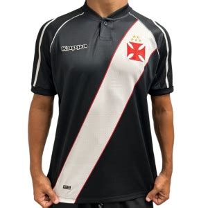 Camisa Vasco Retr Kappa Preta