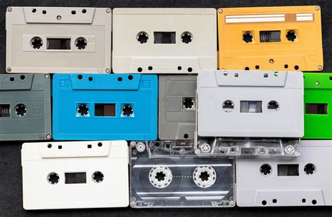 Collection colorful retro cassette tape 16561371 Stock Photo at Vecteezy