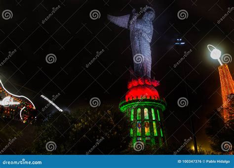 Virgen De El Panecillo, Quito, Ecuador Editorial Photo | CartoonDealer ...