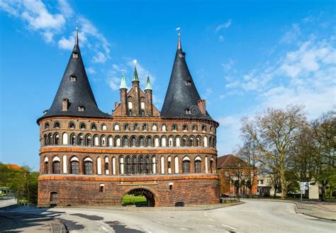 Holsten Tor Engl Holsten Gate In Luebeck The Landmark For The