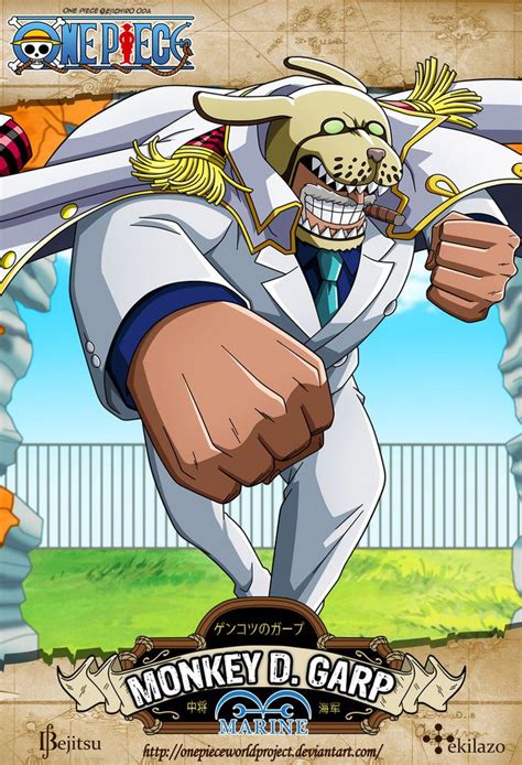 One Piece Monkey D Garp By OnePieceWorldProject One Piece Manga