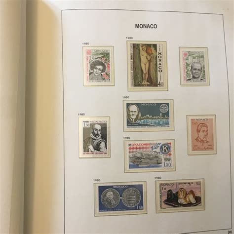 Monaco Superbe Collection De Timbres Neufs De La Principaut De