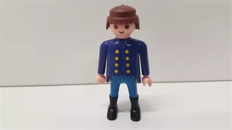 PLAYMOBIL WESTERN NORDSTAATEN Figur Soldat Grundfigur Braune Haare