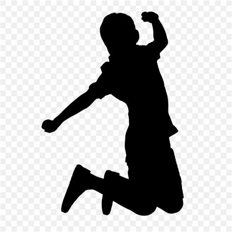 Child Silhouette Jumping Png 1280x1280px Child Black Black And