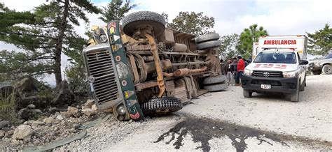 Huehuetenango Más de 15 Heridos tras volcar Bus extraurbano