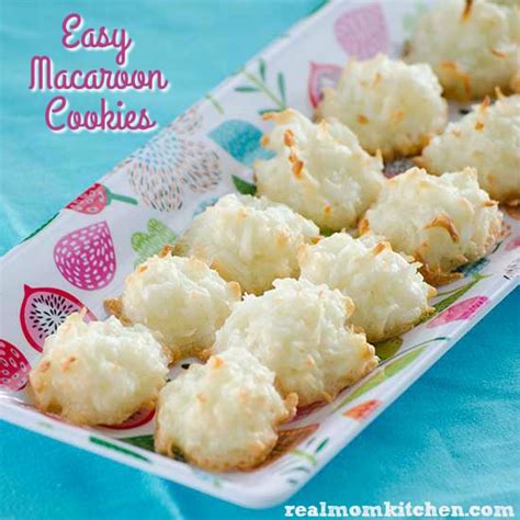 Easy Coconut Macaroons Real Mom Kitchen