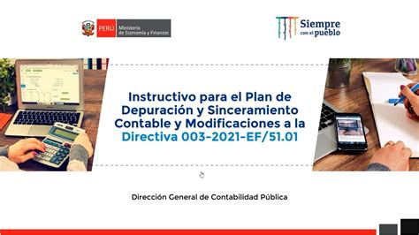 Instructivo Para El Plan De Depuraci N Y Sinceramiento Contable Y