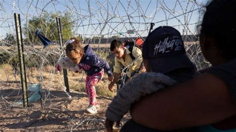 Las imágenes que muestran la tensión en la frontera entre México y EE