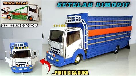 Modif Miniatur Truck Balap Jadi Truck Sulawesi Long Sasis Miniatur