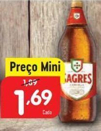 Promoção Cerveja sagres em Minipreço