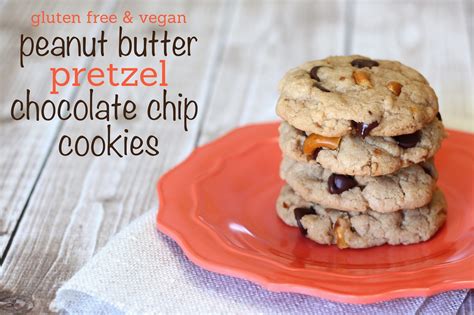 Guest Post Gluten Free Vegan Peanut Butter Pretzel Chocolate Chip Cookies Sarah Bakes Gluten