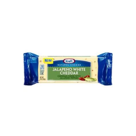 Kraft Jalapeno White Cheddar Cheese Block Foodstore2go