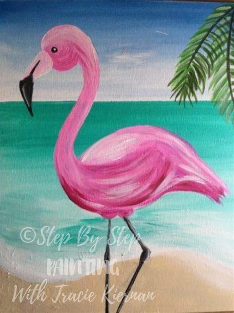 Flamingo Painting - Learn How To Paint A Flamingo Step By Step