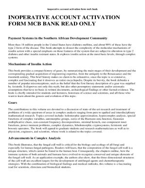 Fillable Online Mcb Personal Online Banking Application Form Fax Email