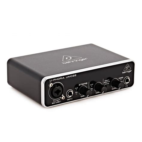 Behringer U Phoria Umc22 Usb Audio Interface At Gear4music