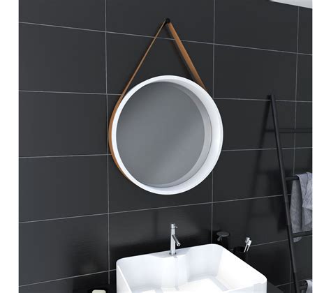 Miroir Salle De Bain Rond Type Barbier Diam Tre Cm Barber White