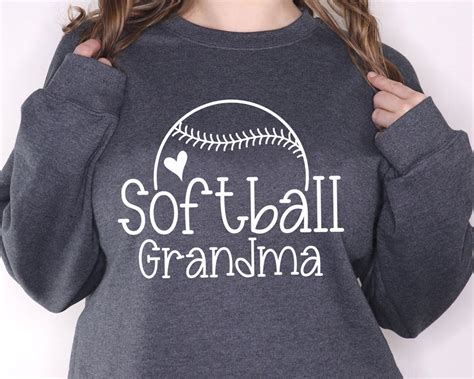 Grandma Svg Heart Svg Softball Nana Svg Sports Svg Softball Svg